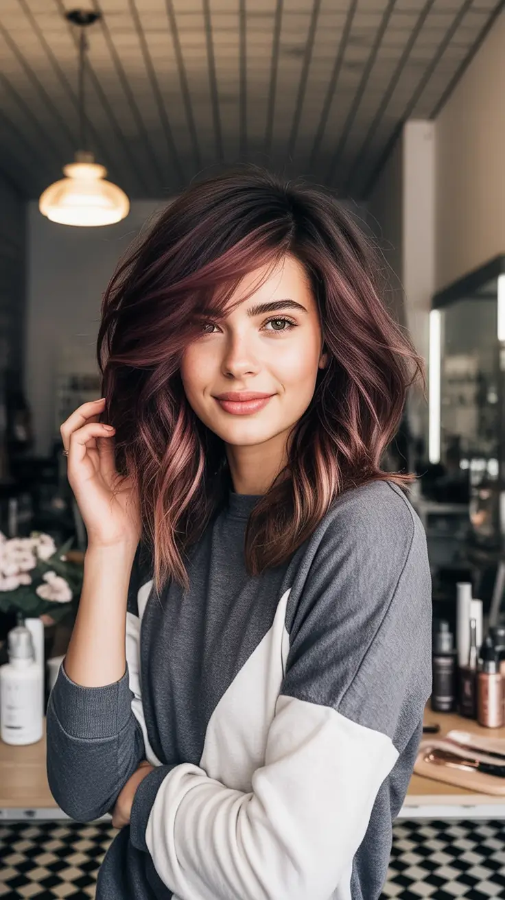Dark Brown Fall Shades - Hair Colors to Try in 2025 Mauve Root Revival