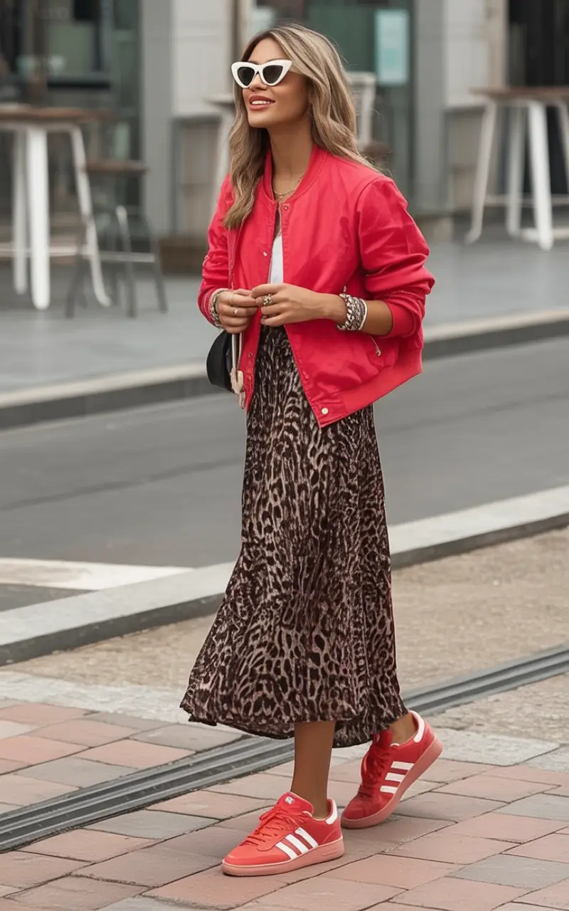 Early Fall outfits inspo for September 2025 Animal Print, But Make It Athletic