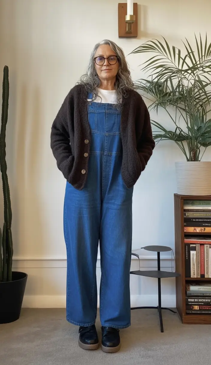 Early Fall outfits inspo for September 2025 Denim Dungaree Days