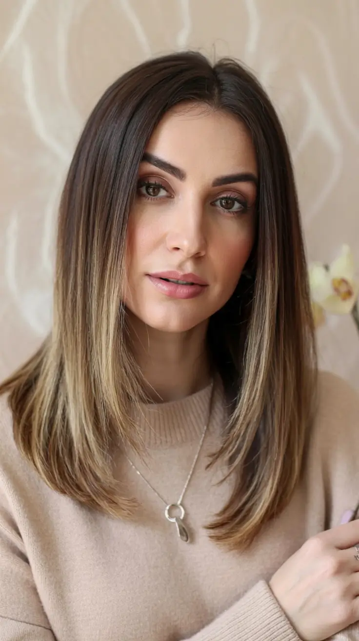 2025 Hair Trends: Fall Cuts That Suit Oval Faces Subtle Ombre and Sleek Blunt Lob