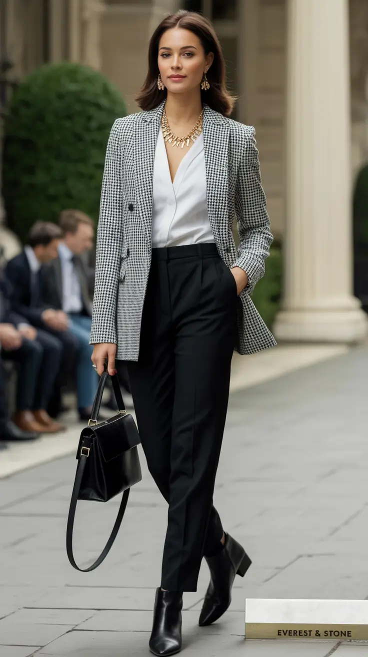 Fall fashion guide 2025: Must-have outfits styles Monochrome Power Play