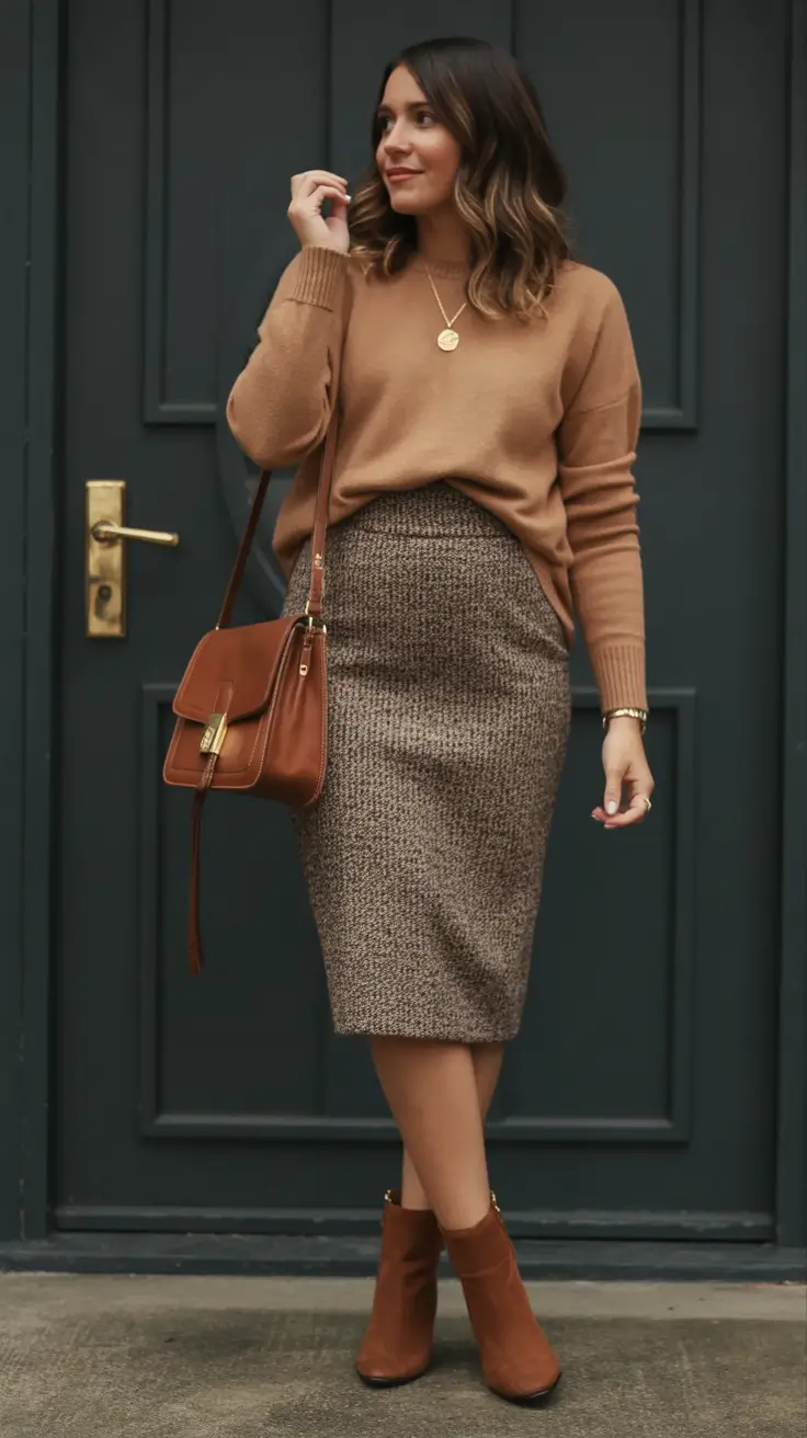 Fall fashion guide 2025: Must-have outfits styles Soft Browns for Crisp Mornings