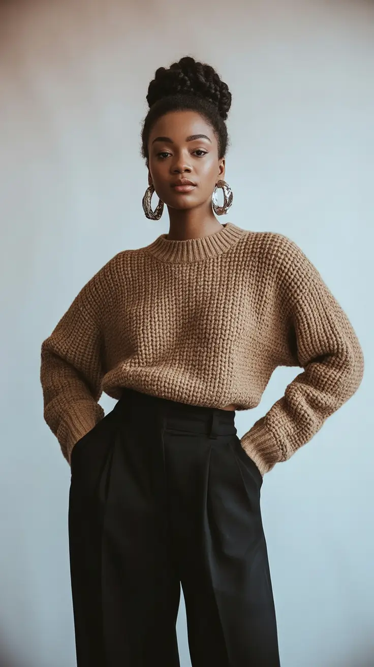Fall Fashion Refresh – New outfits Ideas for 2025 Effortlessly Elevated Knitwear Meets Sharp Tailoring