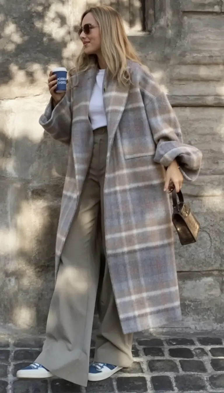 Fall Fashion Refresh - New outfits Ideas for 2025 Neutrals And Plaid Effortlessly Blended