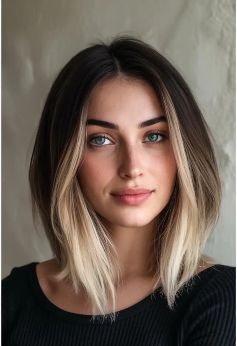 Fall Haircut Ideas for September 2025 Soft Balayage With Blunt Ends