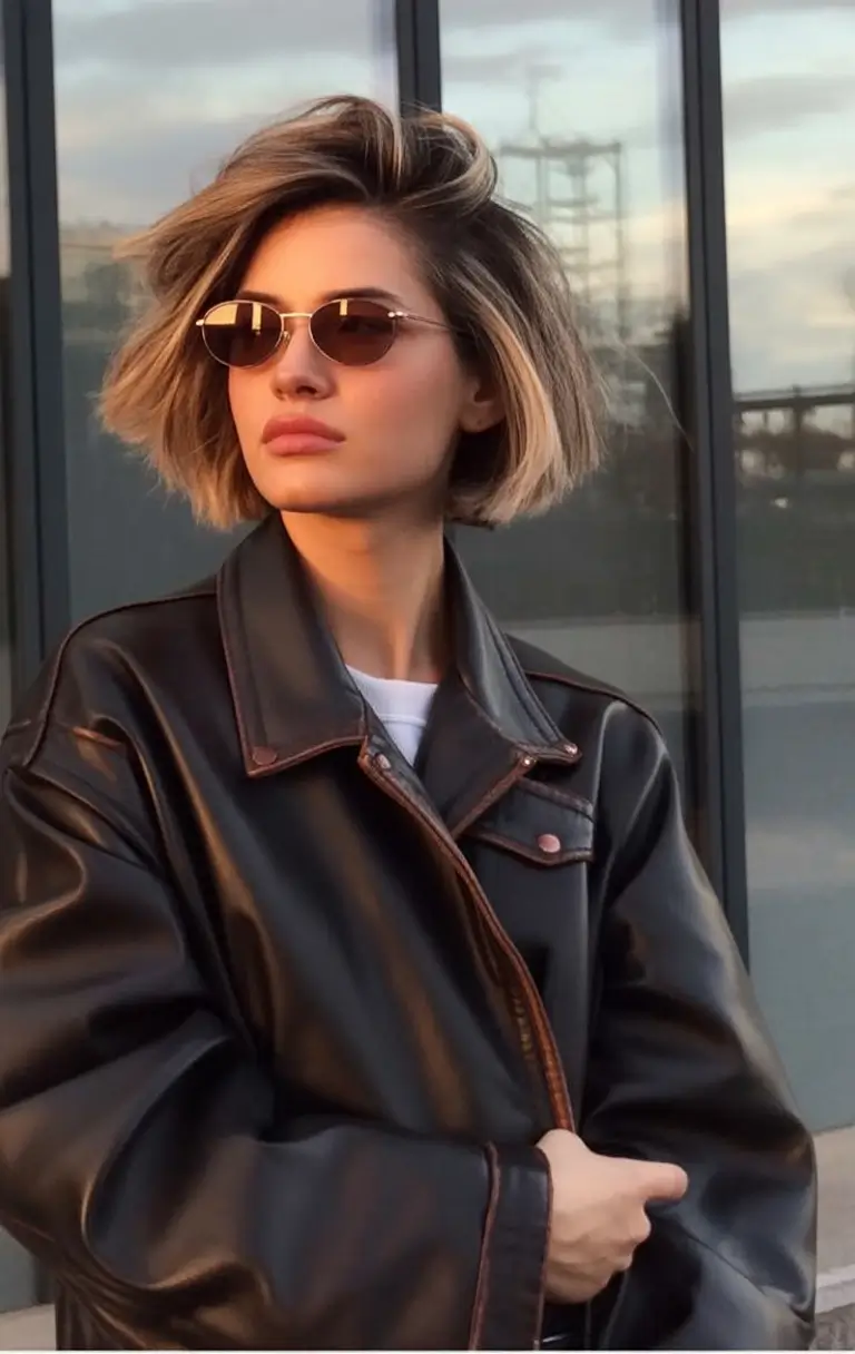 Haircut Inspiration for Fall 2025 Power Bob with Attitude
