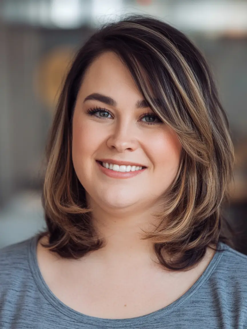 Haircuts for Chubby Face Shapes — Fall 2025 Face-Framing Layers That Slim and Lift