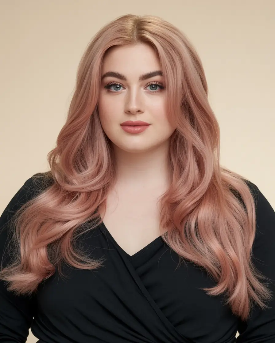 Haircuts for Chubby Face Shapes — Fall 2025 Soft Pastel Waves for a Fresh, Feminine Twist