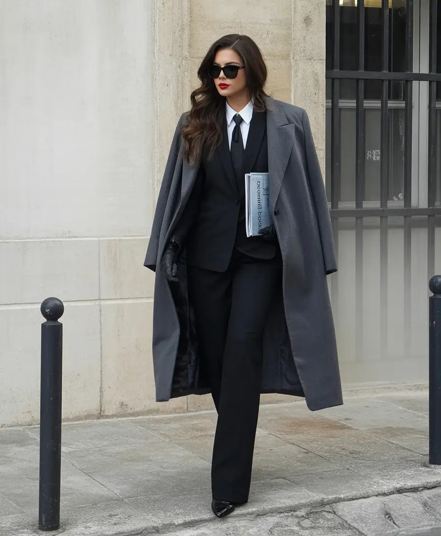 On-Trend Fall outfits Ideas 2025 Midnight Executive Energy