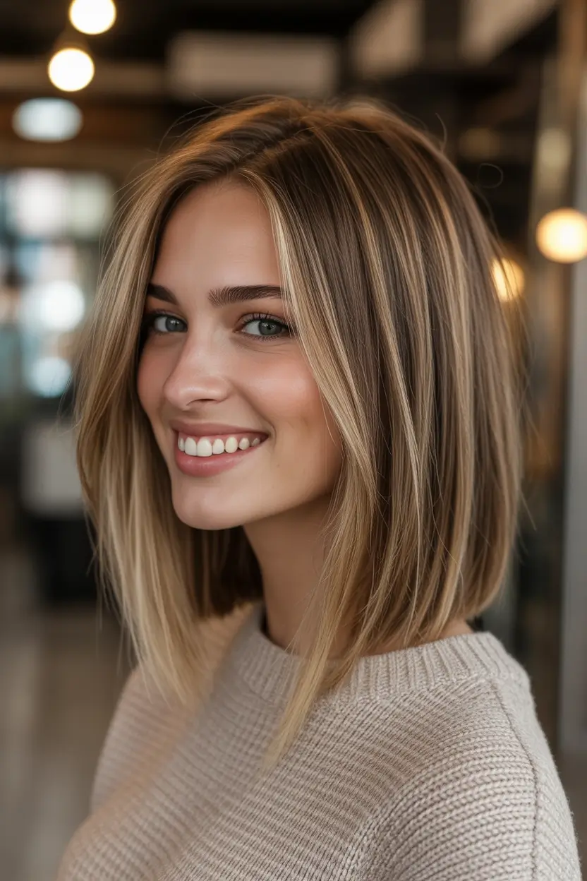 Top Fall 2025 Hair Colors for Cool Skin Classic Beige Blonde With Sliced Highlights