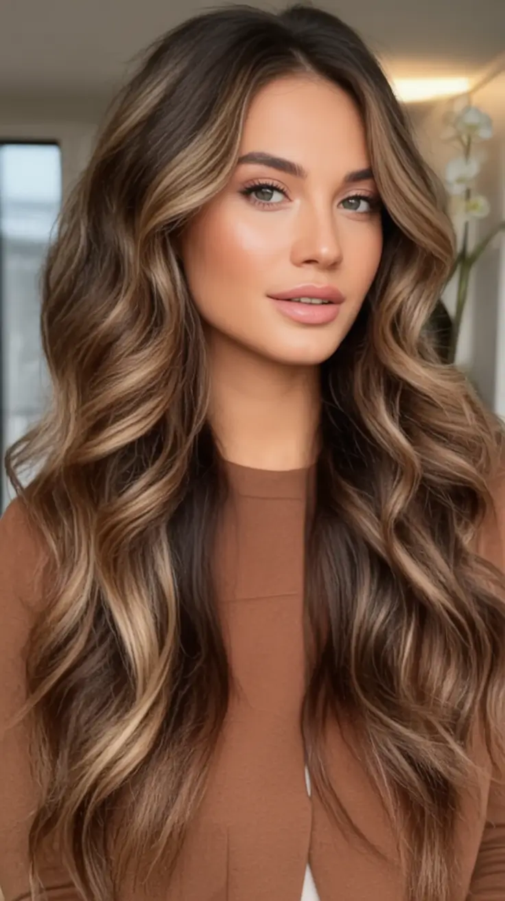 Top Hair Colors to Try This autumn 2025 Bronzed Balayage with Blended Caramel Ends