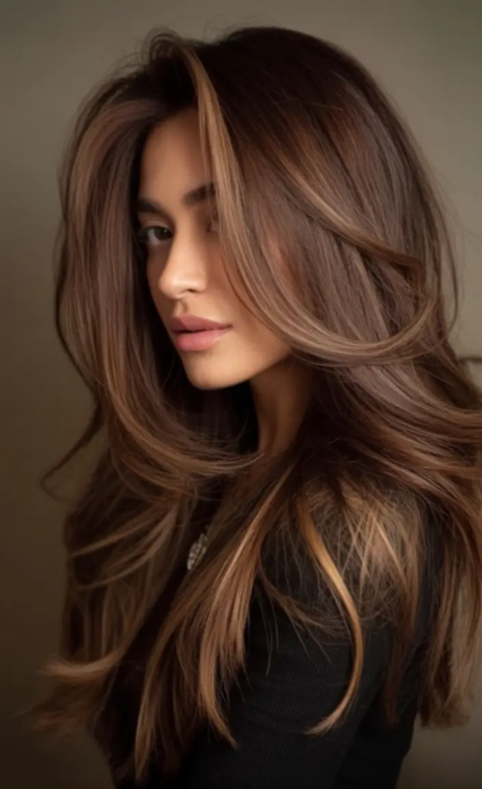 Top Hair Colors to Try This autumn 2025 Stone Blonde Contour with Inky Brunette Roots