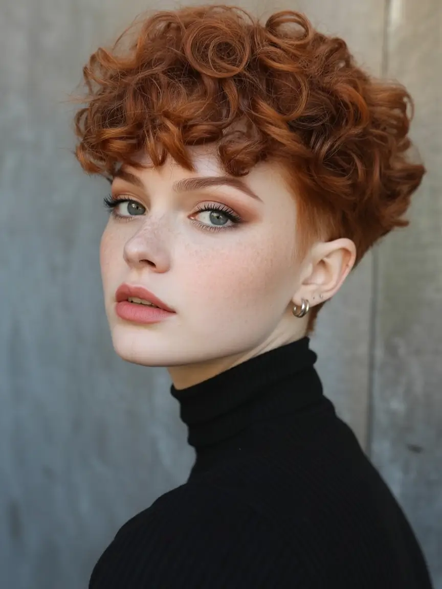 Trendy Pixie Haircuts to Try This Fall 2025 Curly Copper Muse