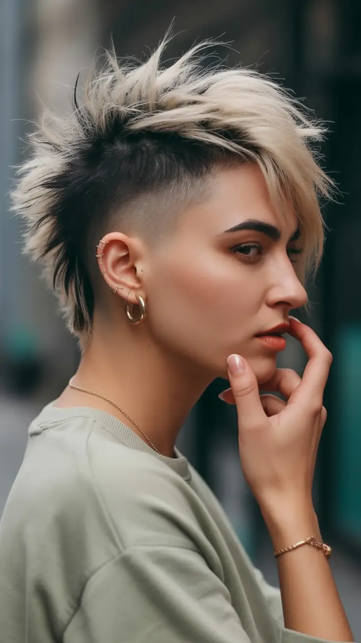 Trendy Pixie Haircuts to Try This Fall 2025 The Platinum Faux-Hawk Revival