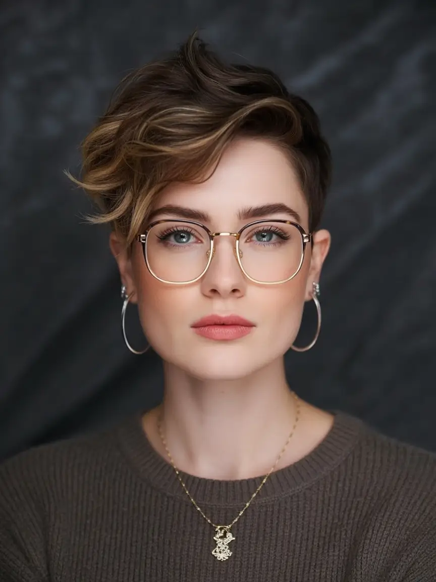 Trendy Pixie Haircuts to Try This Fall 2025 Messy Layers with a Hint of Gold