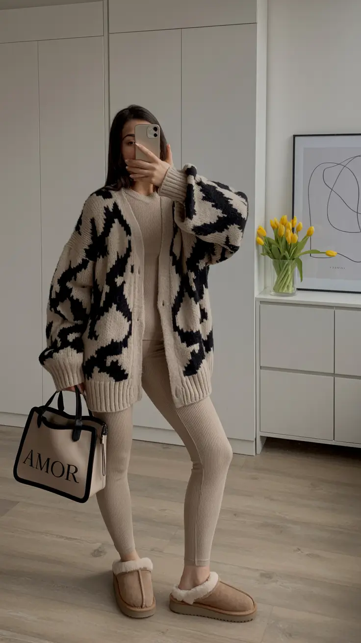 2025 Fall-Winter Fashion: Cold Weather outfits Ideas Cozy Knit Layers