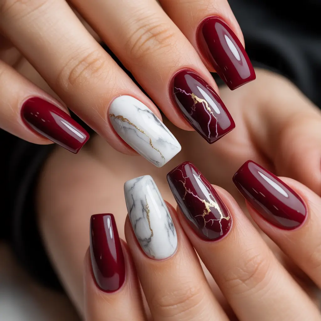 2025 Red Fall Nails: Bold, Dark Cherry Designs for Autumn