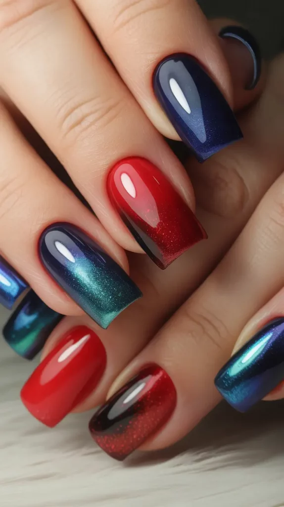 2025 Red Fall Nails: Bold, Dark Cherry Designs for Autumn