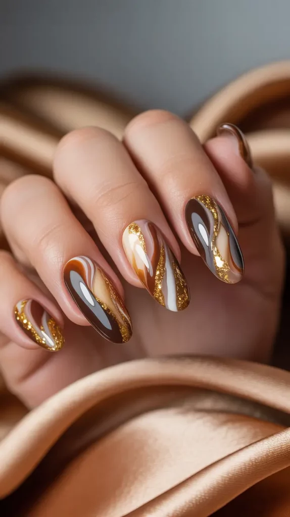 Fall Nail Art 2025: 3D Style with Gel Designs