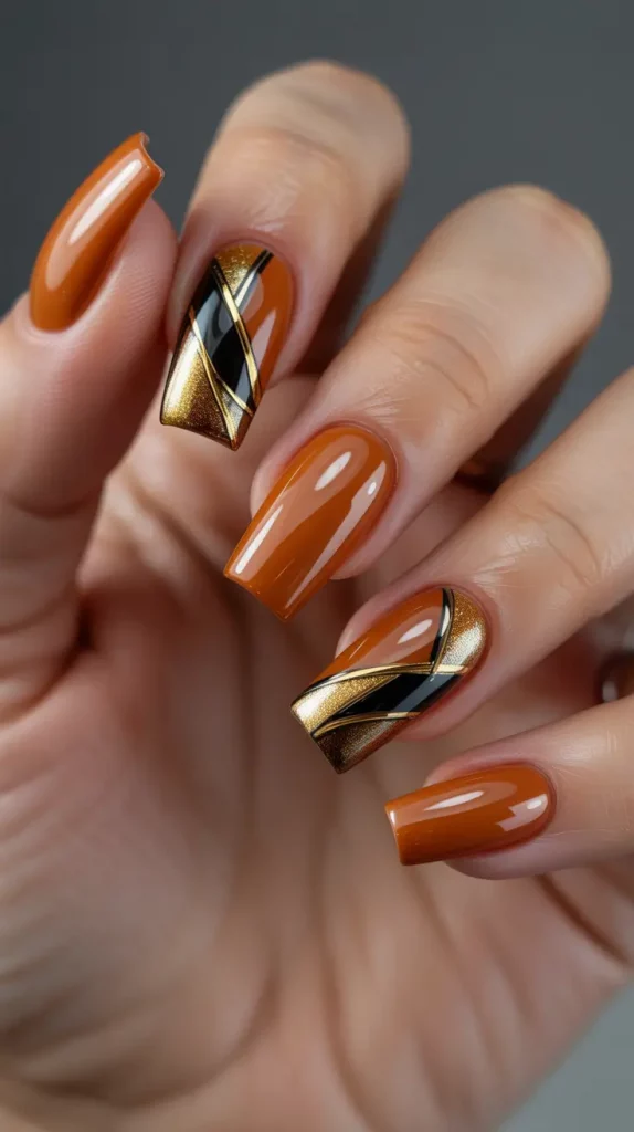 Fall Nail Art 2025: 3D Style with Gel Designs