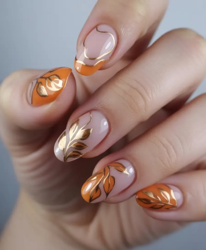 Fall Nail Art 2025: 3D Style with Gel Designs