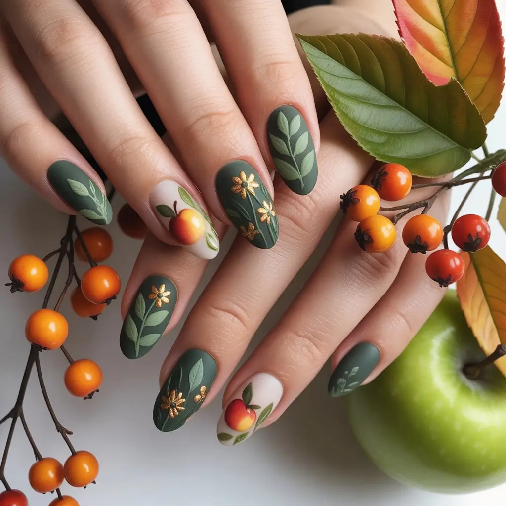 Fall Nail Art 2025: 3D Style with Gel Designs