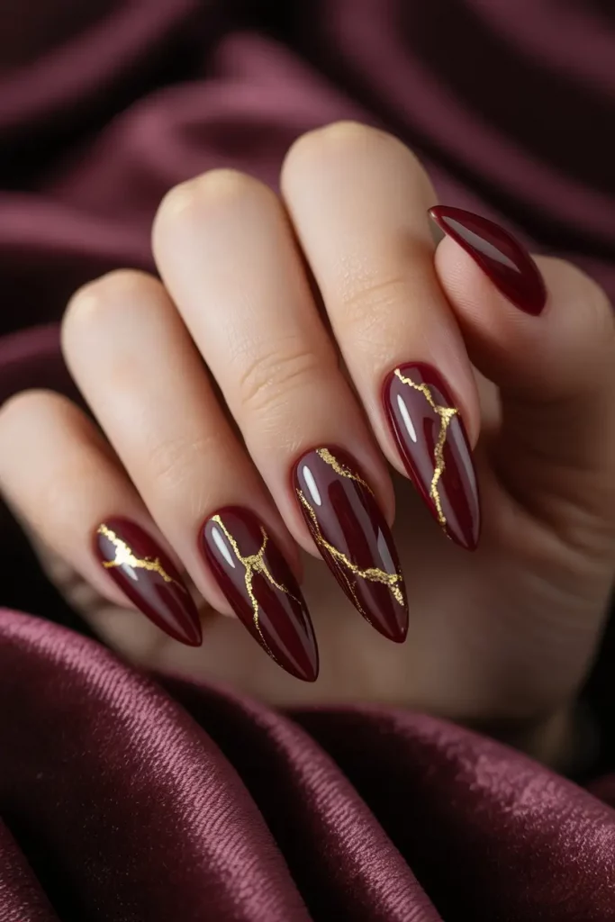 Gold Fall Nails 2025 Ideas That Shine With Seasonal Elegance