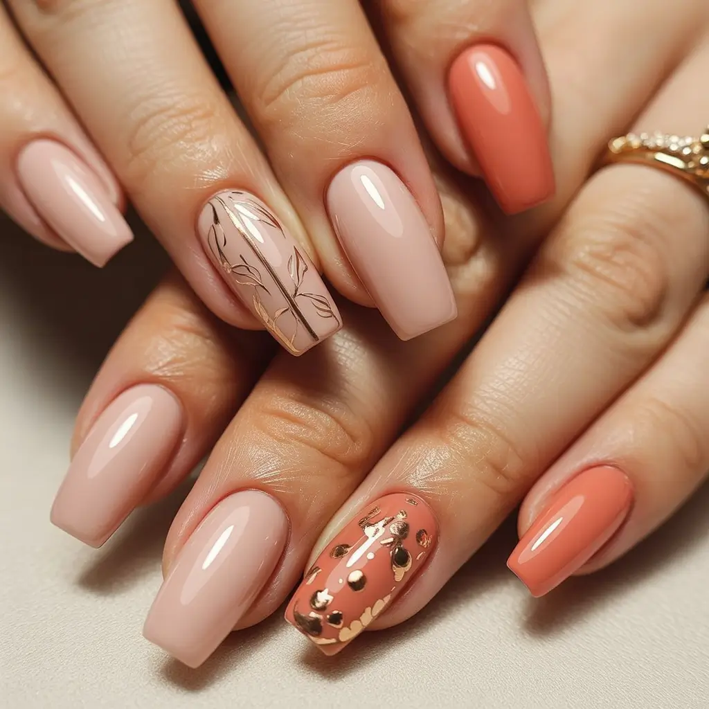 Gold Fall Nails 2025 Ideas That Shine With Seasonal Elegance