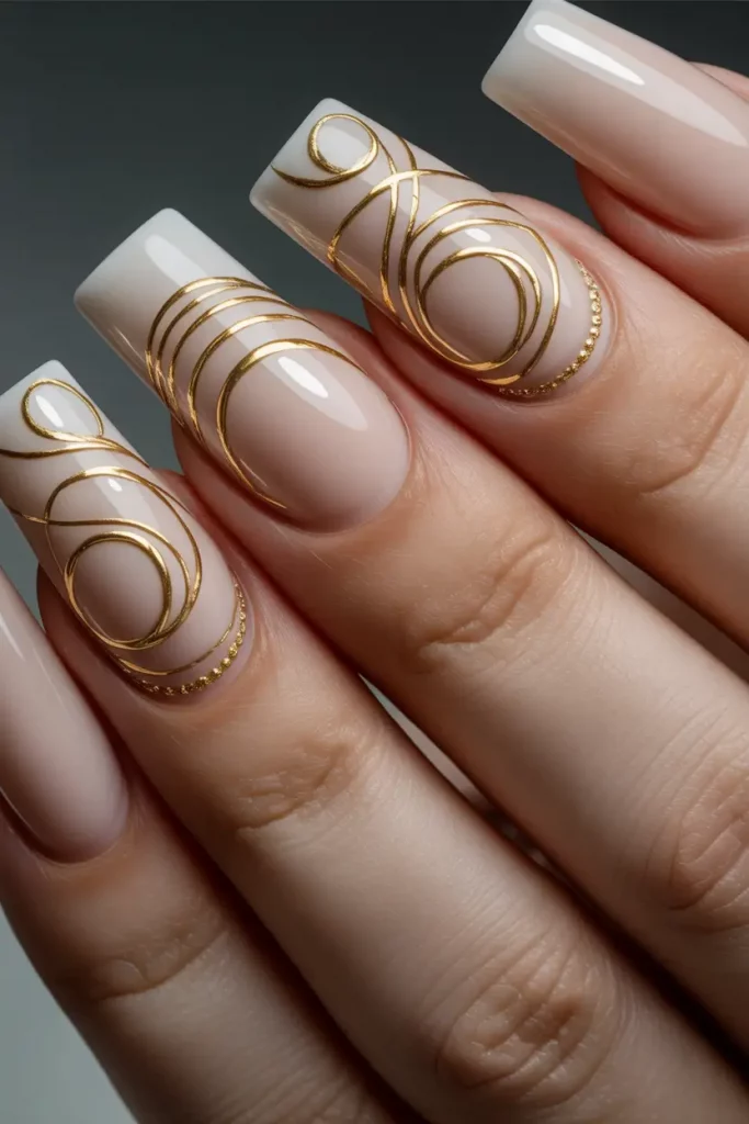 Gold Fall Nails 2025 Ideas That Shine With Seasonal Elegance