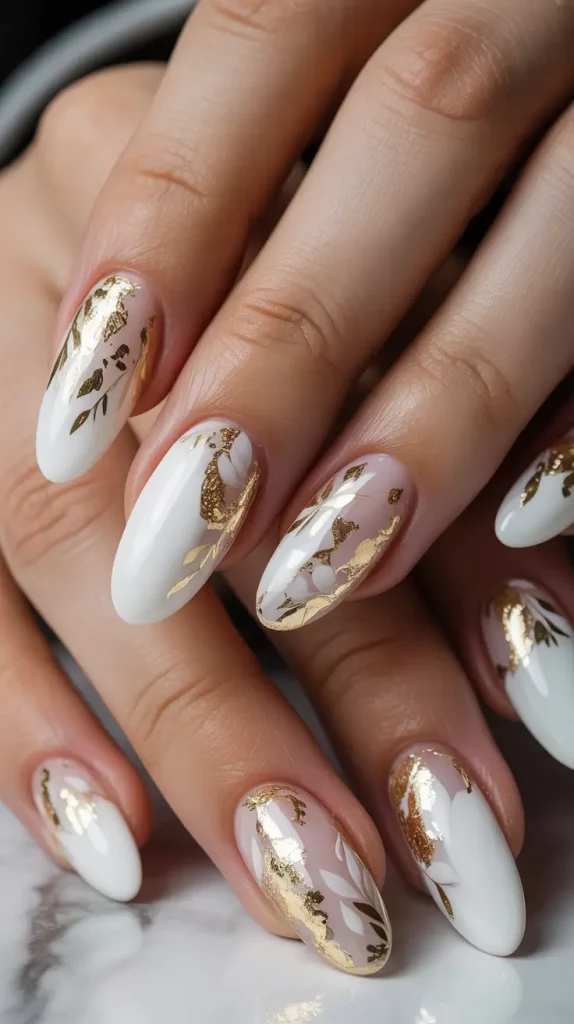 Gold Fall Nails 2025 Ideas That Shine With Seasonal Elegance
