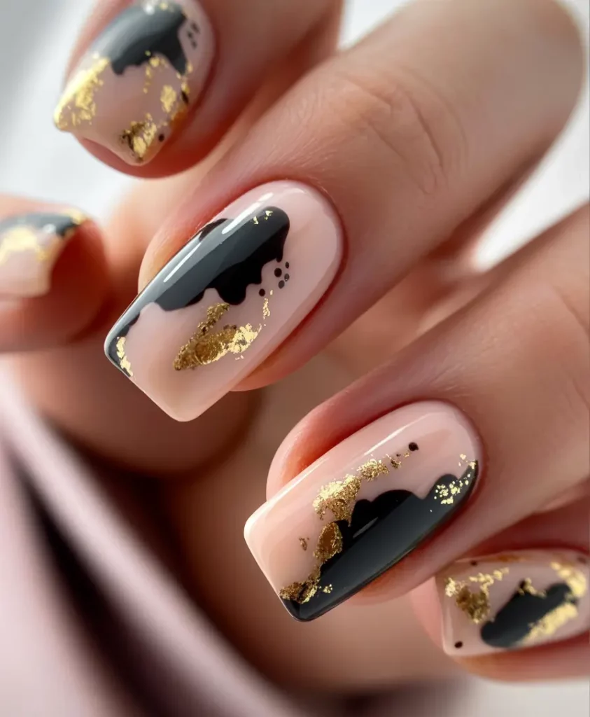 Gold Fall Nails 2025 Ideas That Shine With Seasonal Elegance