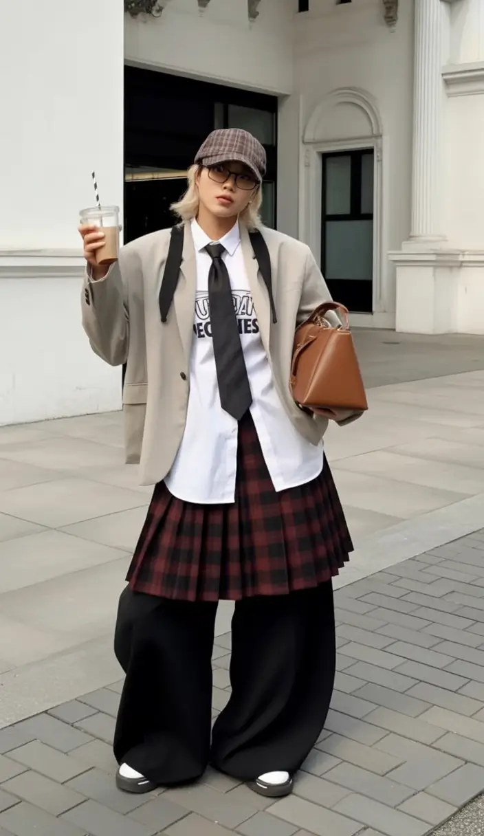 How to Layer Clothes for Fall – 2025 outfits Inspo Preppy Chaos with Academic Flair