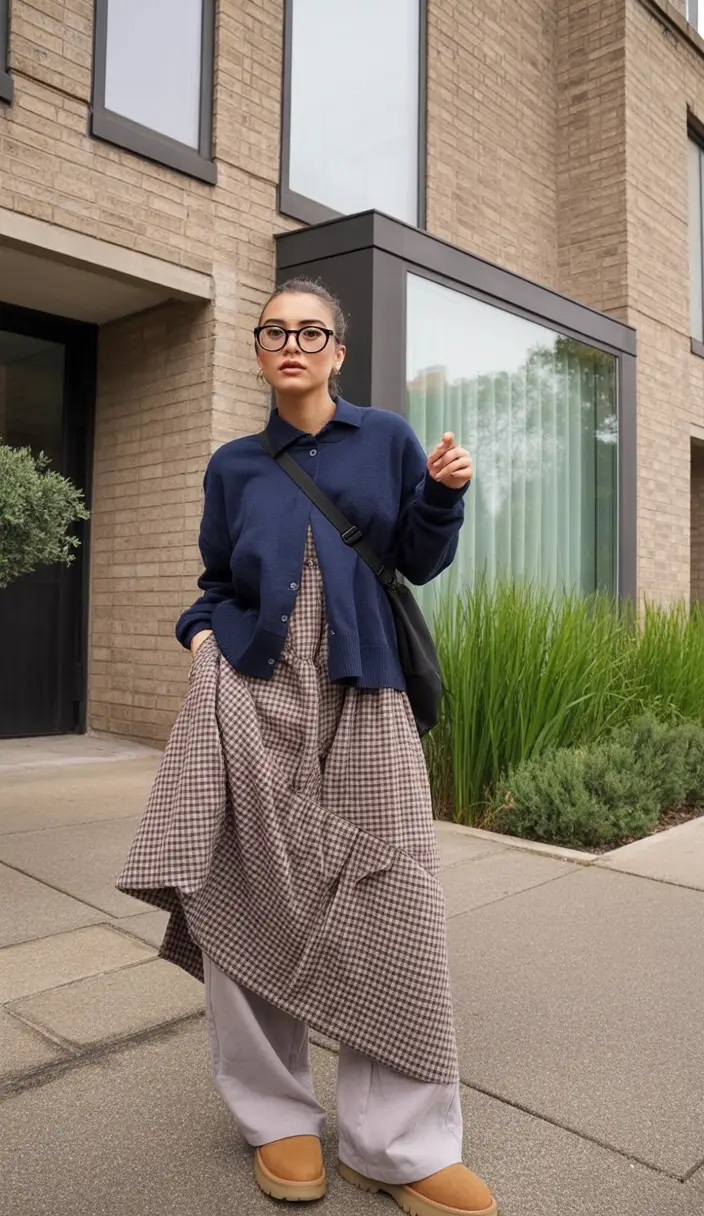 How to Layer Clothes for Fall – 2025 outfits Inspo Cozy Checks with Soft Layering Energy