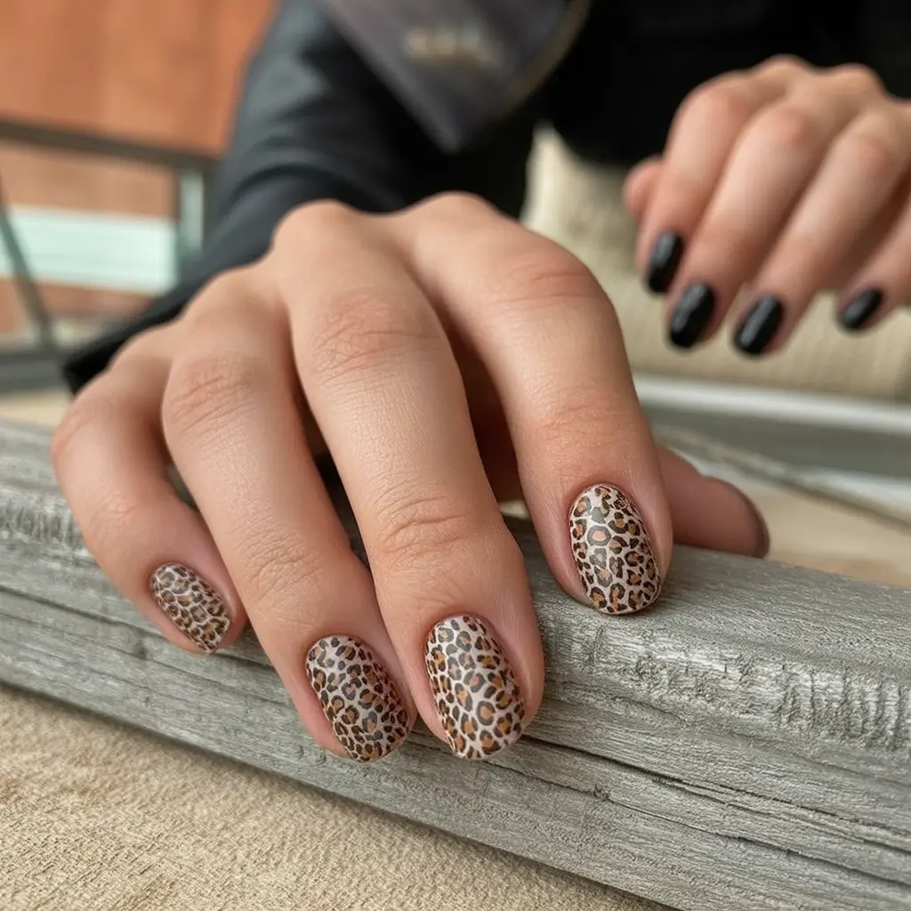 Nail Trends for Fall 2025 Classic Leopard Print