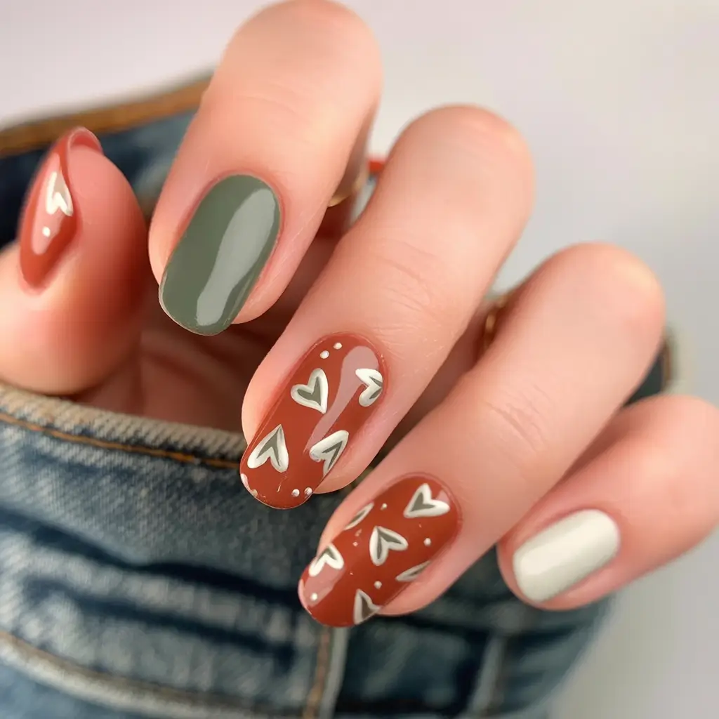 Nail Trends for Fall 2025 Warm Hearts and Earthy Tones