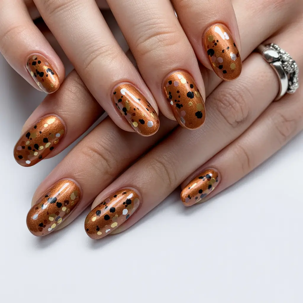 Stylish Brown Fall Nails 2025: Trendy Almond Shape Designs for Autumn
