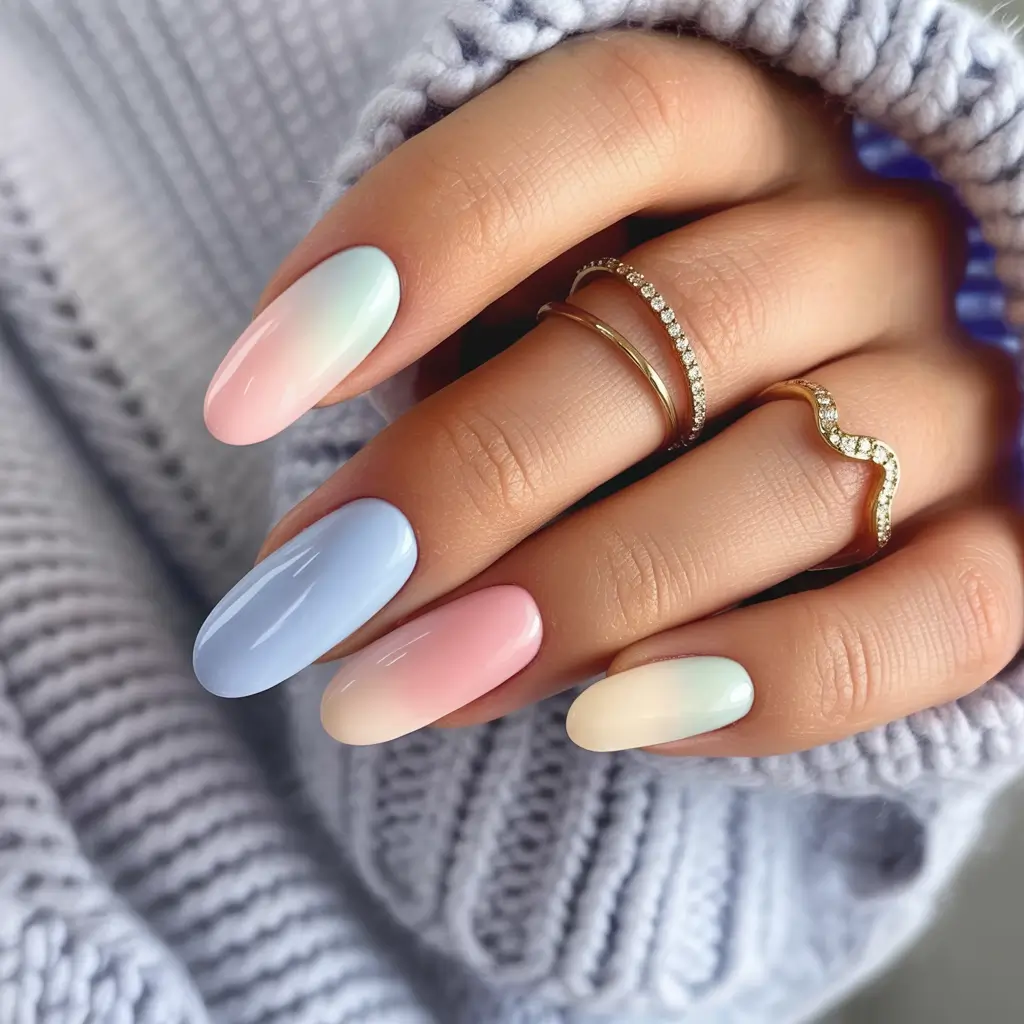 Stylish Pink Fall Nails 2025 Pastel Ombre Inspo