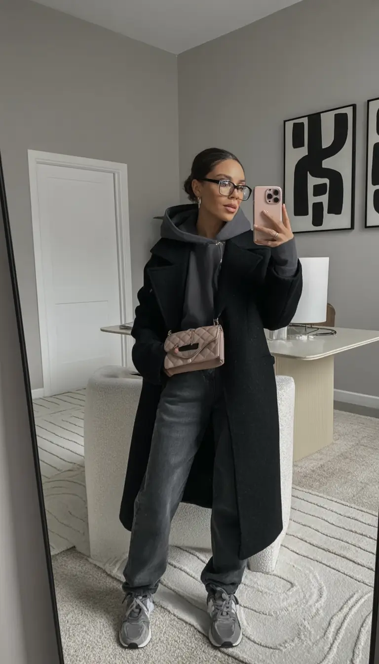 Warm outfits for Fall Season 2025 Modern Monochrome for Everyday Errands