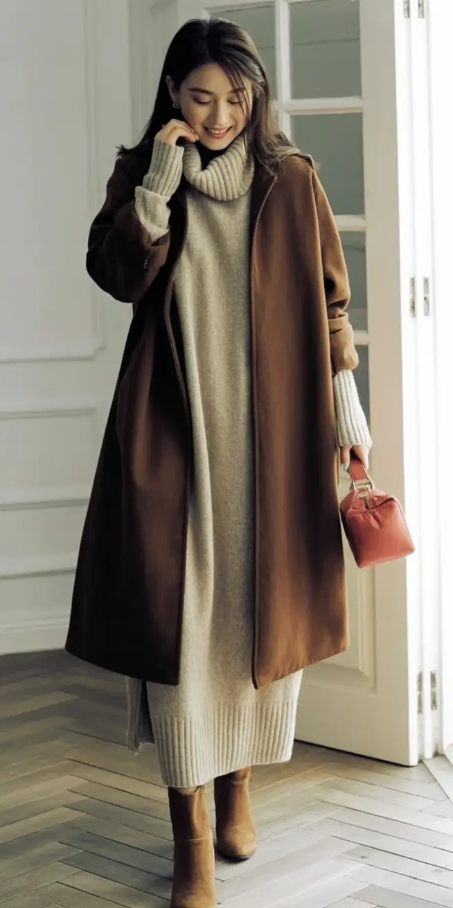 Warm outfits for Fall Season 2025 Earth Tones Meet Elevated Comfort