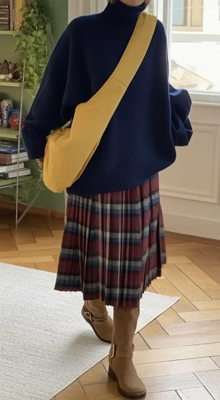 Warm outfits for Fall Season 2025 Layered Academia Meets Preppy Cool