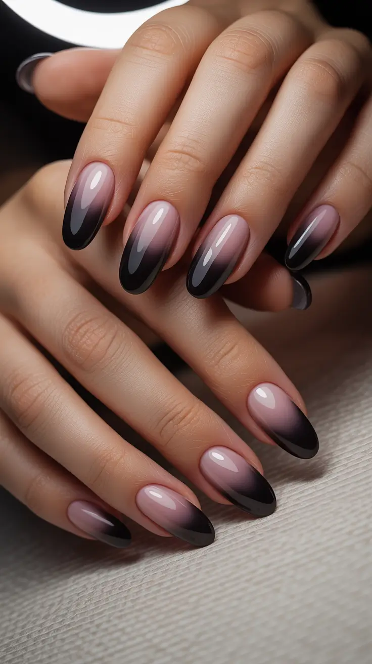 2025 Easy Fall Nails Soft Ombre Fade
