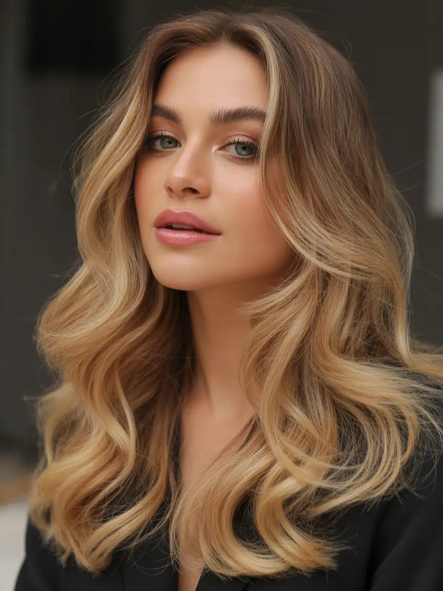 Best Fall Winter Hair Colors 2025 2026 Golden Blonde Curls