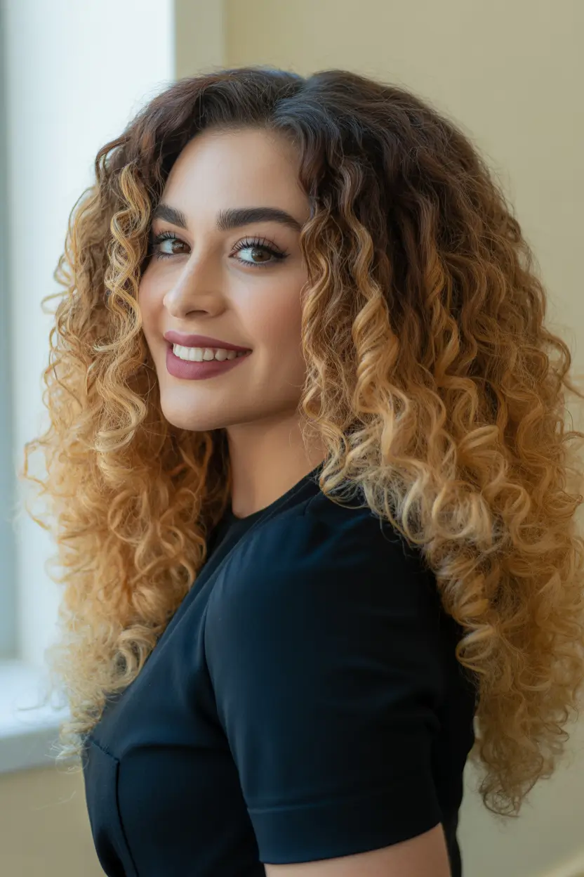 Best Fall Winter Hair Colors 2025 2026 Bronde Ombre Curls
