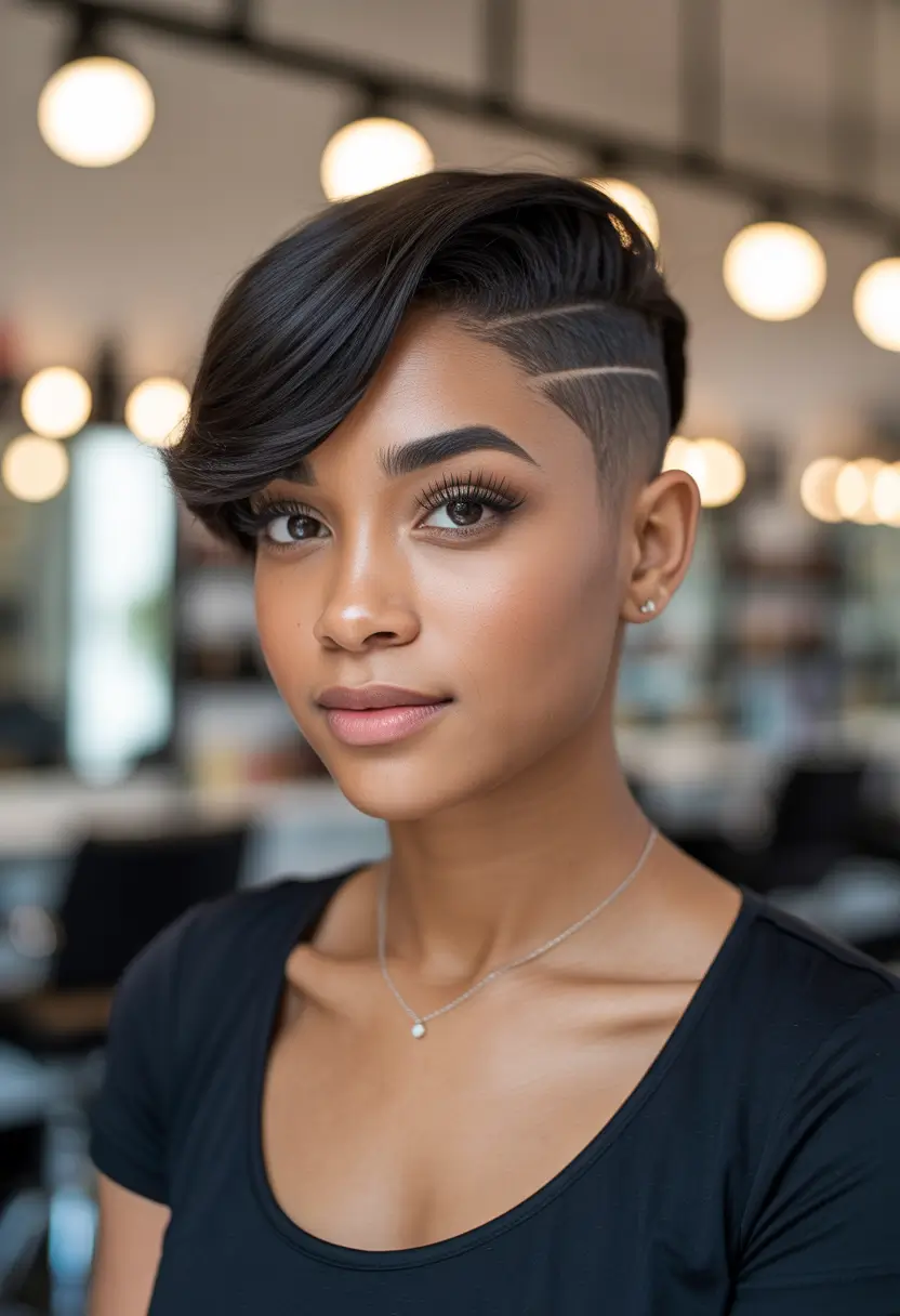 Best Fall Winter Haircut Styles 2025–2026 Edgy Side-Swept Undercut