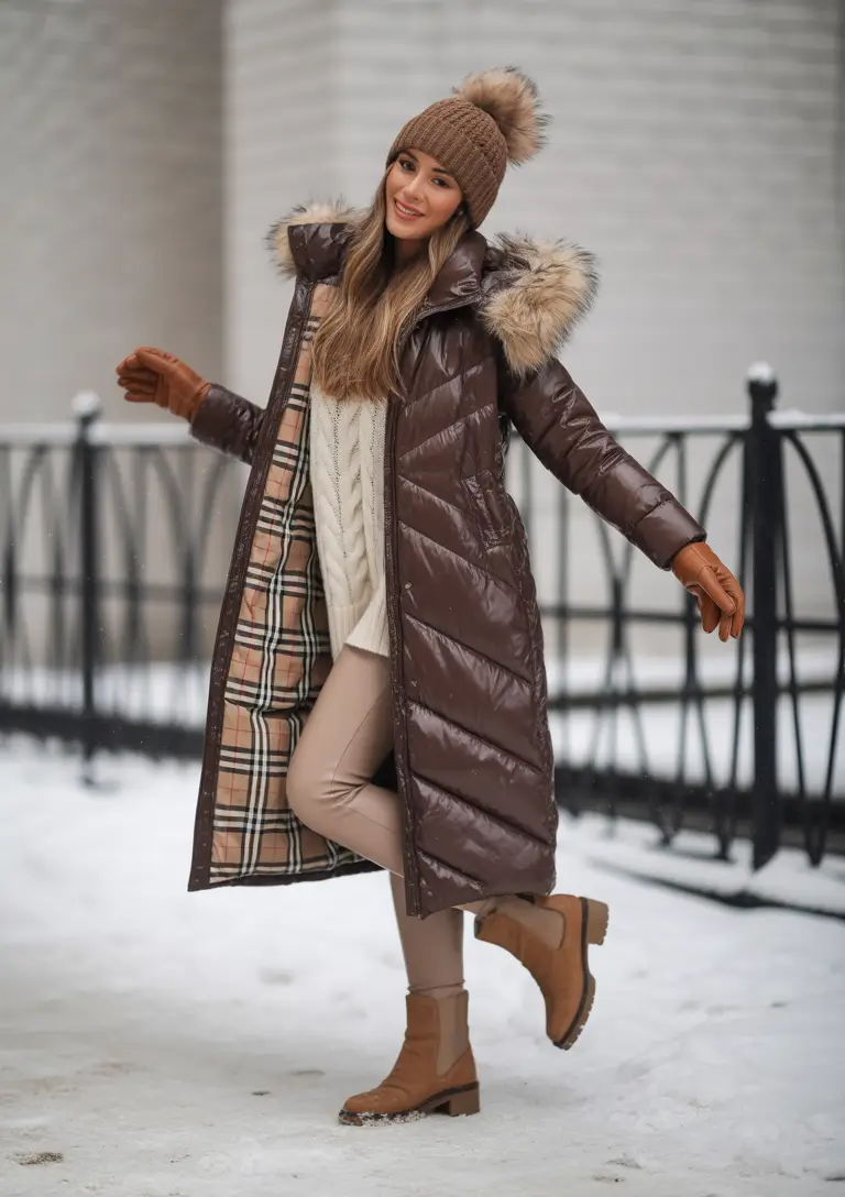 Casual Winter Outfits Ideas 2025-2026 Warm Chocolate Comfort