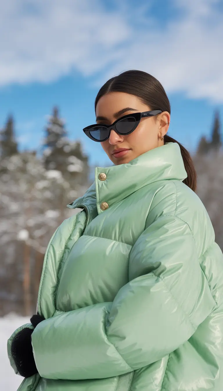 Mint Freshness in the Snow