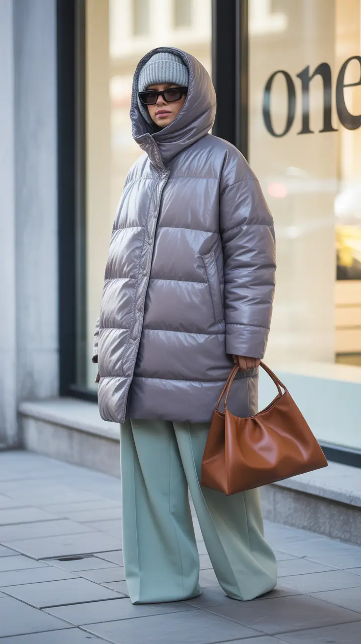 Winter 2025–2026 Gray Oversize with Chic Volume