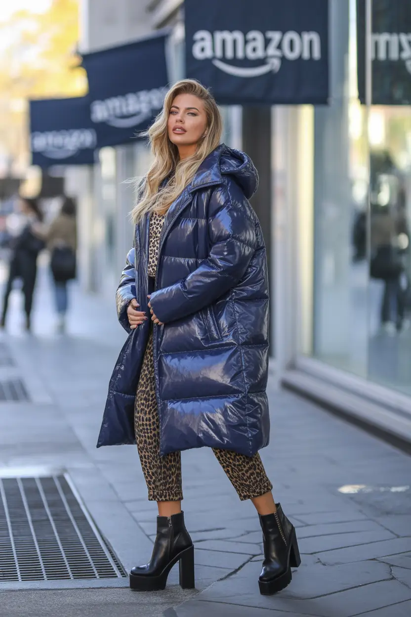 Leopard Energy with Navy Drama