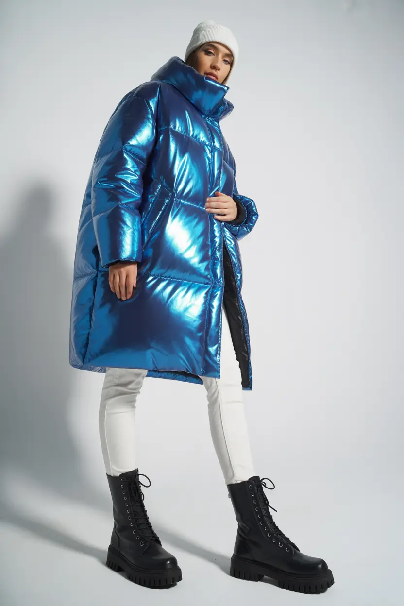 Futuristic Metallic Blue