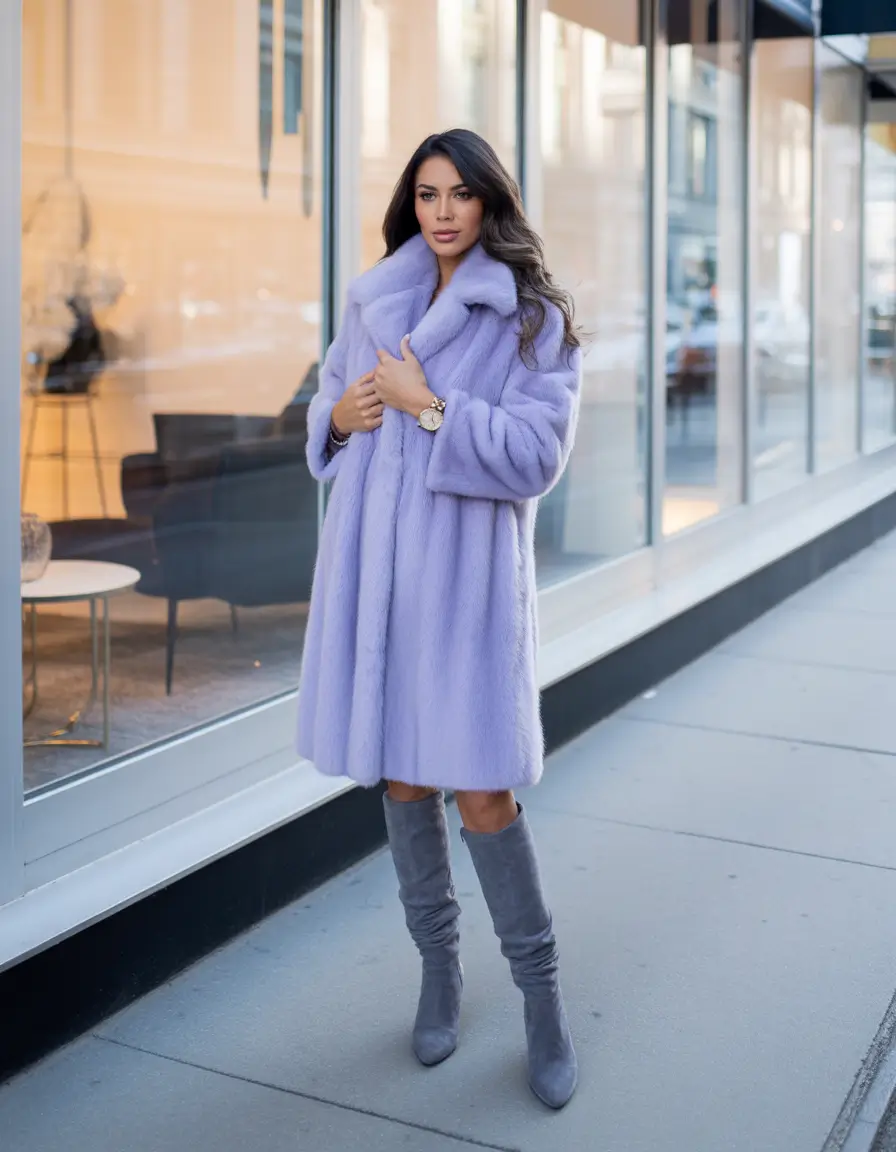 Early Outfits for Winter 2025 Lavender Luxe Energy